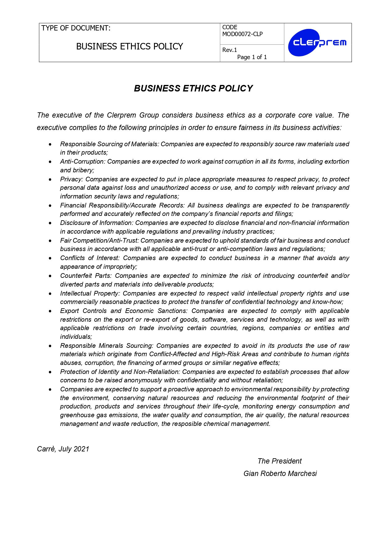 MOD00072-CLP-Business-Ethics-Policy-rev1
