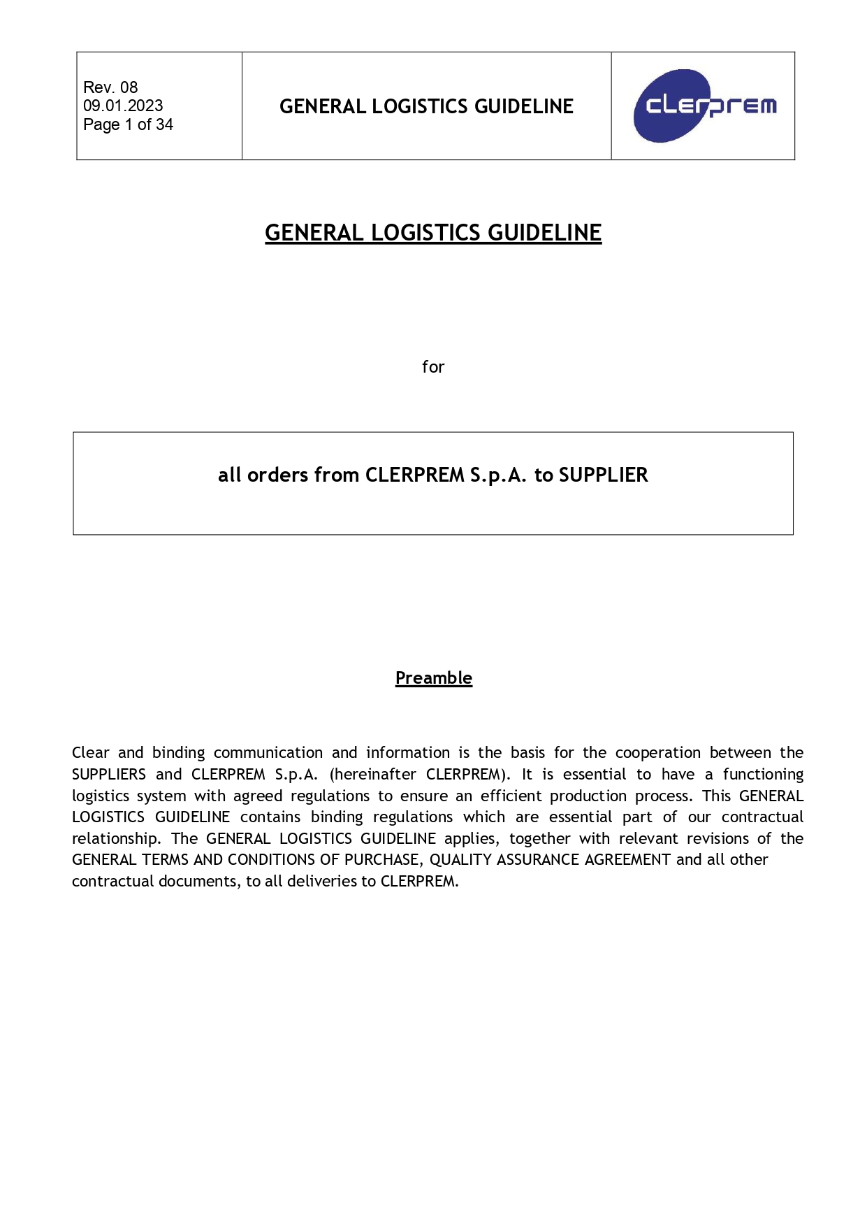 General Logistics Guideline Clerprem SpA Rev 08_page-0001