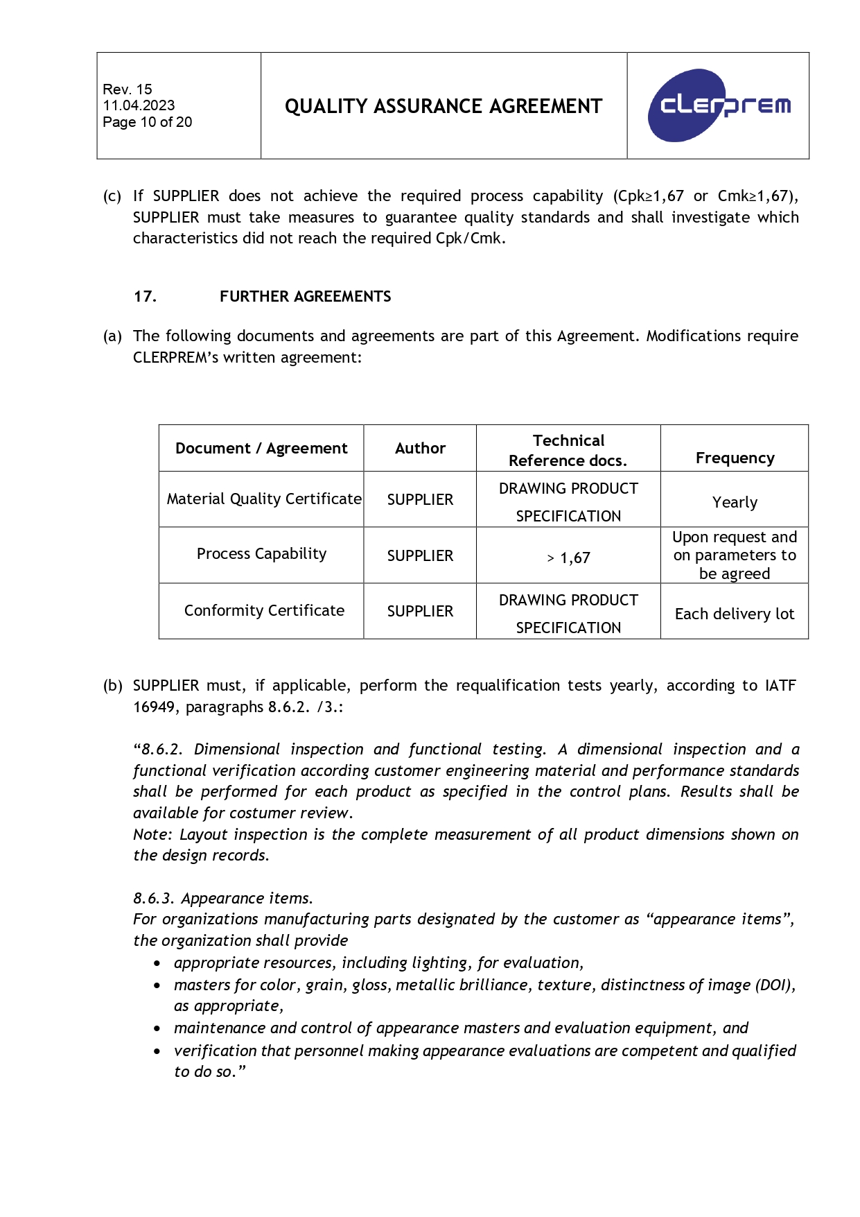 Quality Assurance Agreement Clerprem SpA rev. 15_page-0010