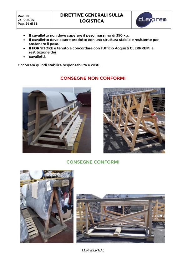 Direttive Generali sulla Logistica Clerprem SpA Rev 10