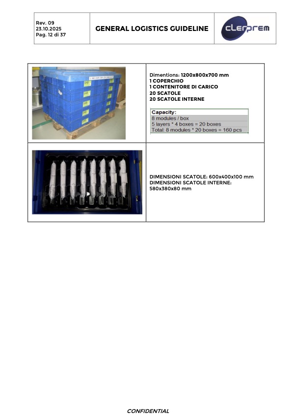 General Logistics Guideline Clerprem SpA Rev 09
