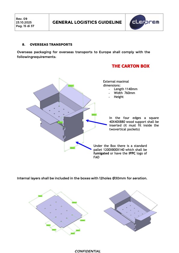 General Logistics Guideline Clerprem SpA Rev 09
