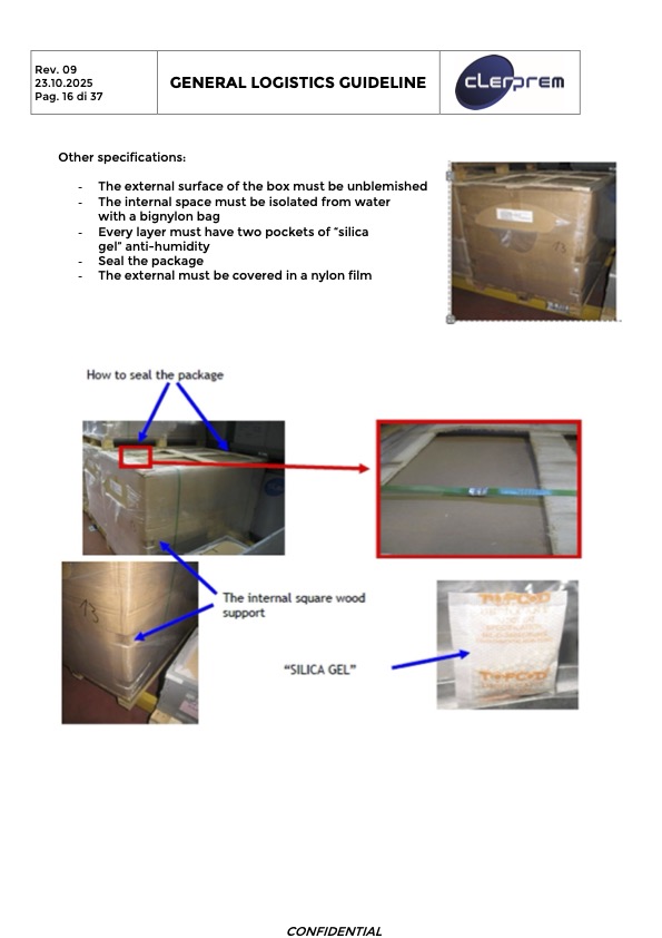 General Logistics Guideline Clerprem SpA Rev 09
