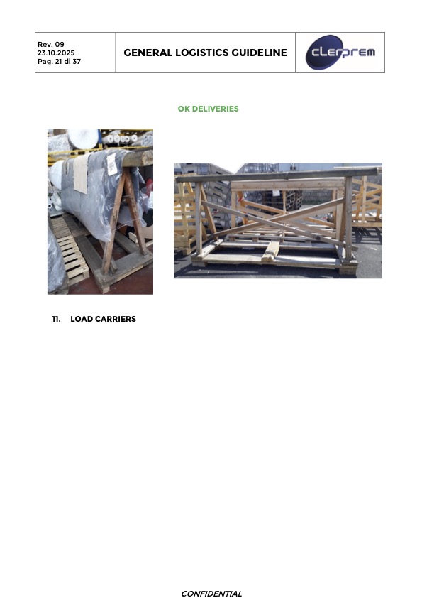 General Logistics Guideline Clerprem SpA Rev 09