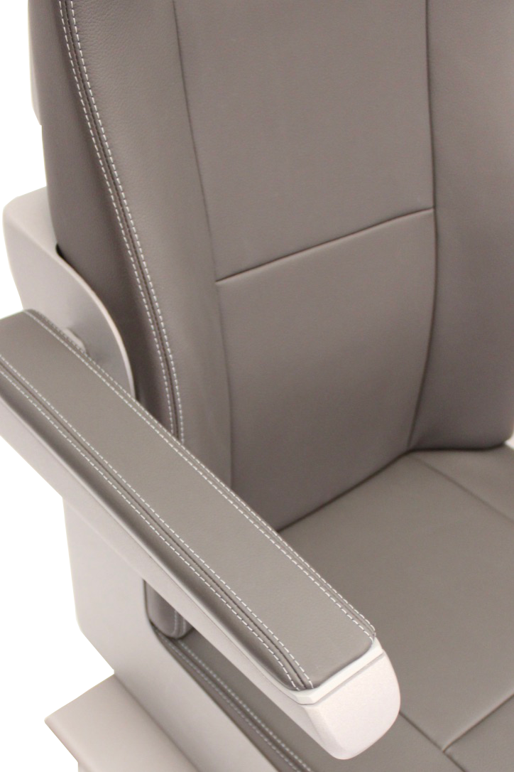 Clerprem quality control on premium railway seats, safety and comfort standards, Made in Italy