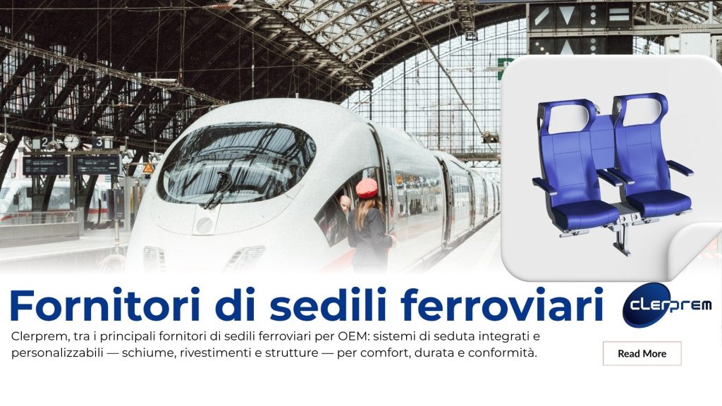 Fornitori di sedili ferroviari per OEM | Sistemi di seduta integrati Clerprem