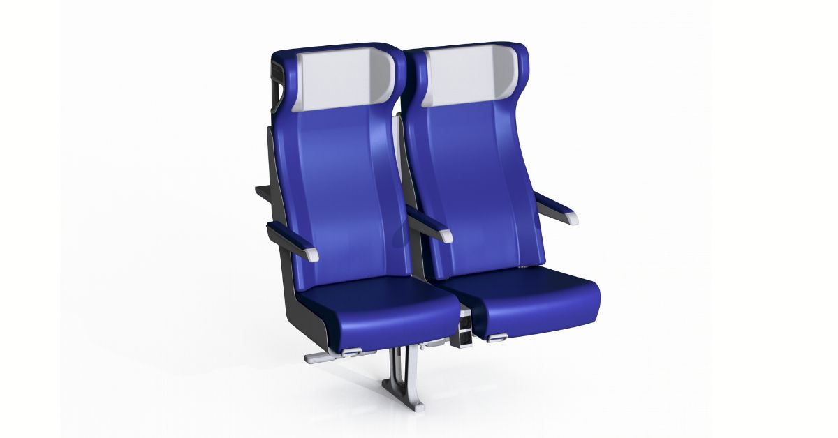 Clerprem Ares 3.0 economy class high speed train seat, with super accessorized features, EN 45545-2, designed economy class