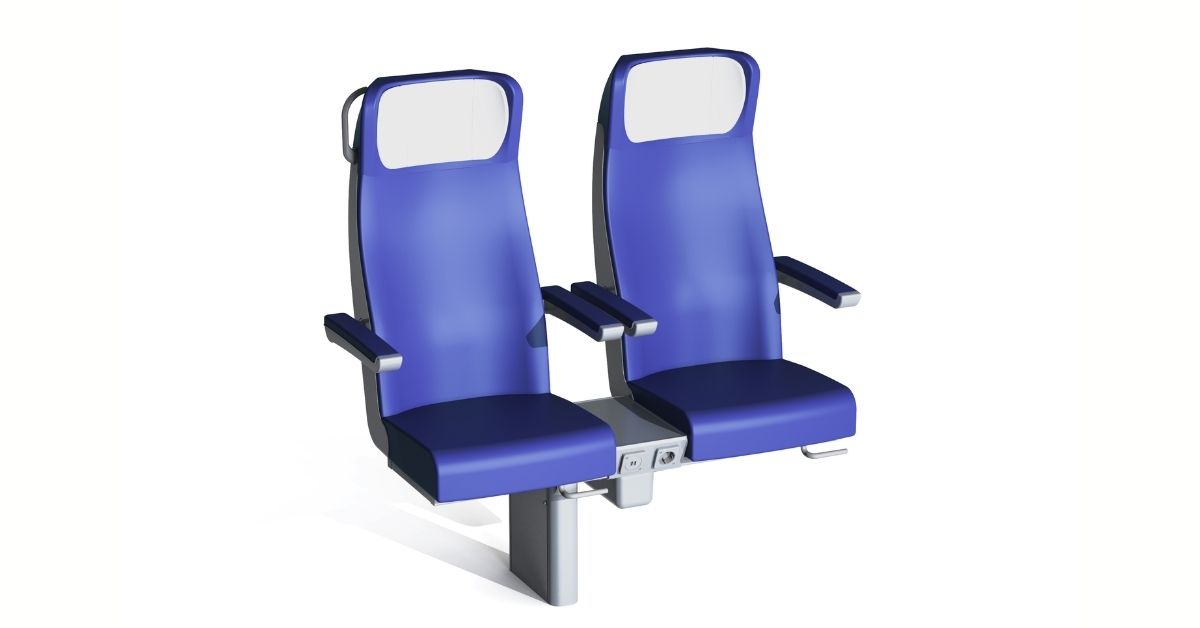 Clerprem Nexus business class seat for intercity trains, modular and lightweight, EN 45545-2