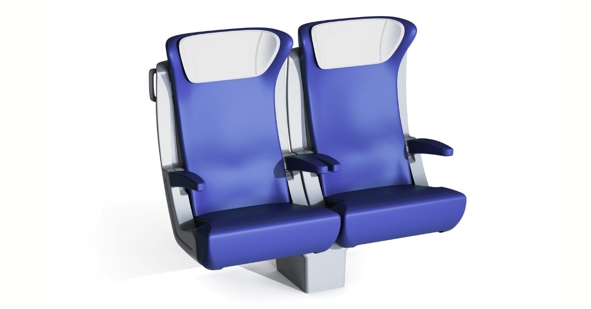 Clerprem Thalys 2.0 business class seat for high-speed trains, customizable, EN 45545-2