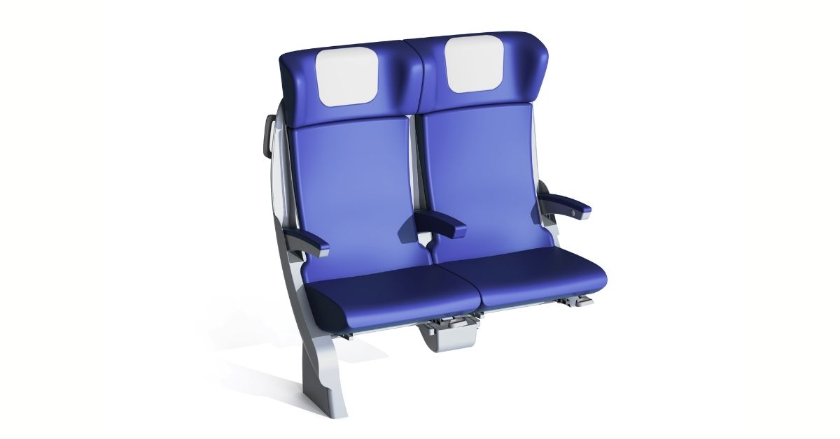 Sedile Clerprem Thalys 2.0 economy class treni ad alta velocità, personalizzabile, EN 45545-2