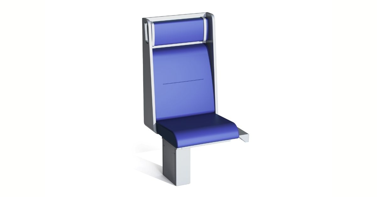 Sedile Clerprem Tren Maya restaruant Bench, panca per treni intercity, regionali e alta velocità,robusto e personalizzabile, EN 45545-2,