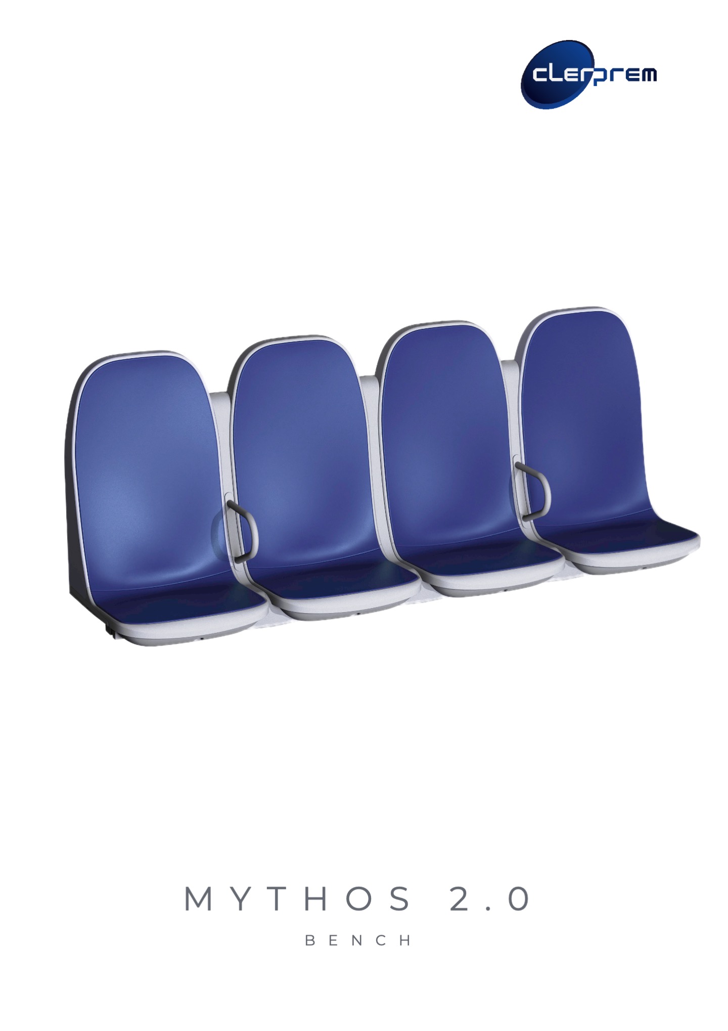 Mythos 2.0 -bench-economy- class- railway seating system - for regional and intercity trains - technical sheet-